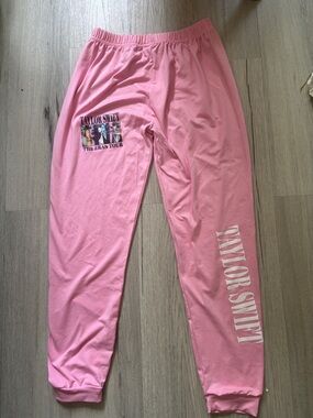 Taylor Swift Pink Kids Joggers with White Logo